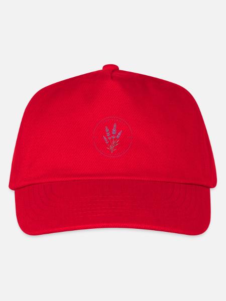 Lavendel - Kinder Basecap - Rot