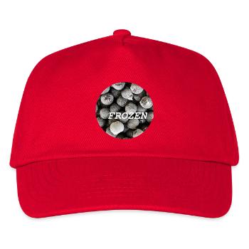 Art circulaire circulaire Frozen Chokeberry - Casquette de baseball Enfant - rouge - Devant