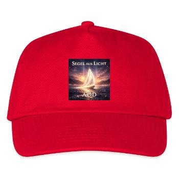 Segel aus Licht (Maincover) - Kinder Basecap - Rot - Vorne