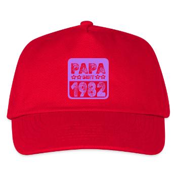 Papa 1982 - Casquette de baseball Enfant - rouge - Devant