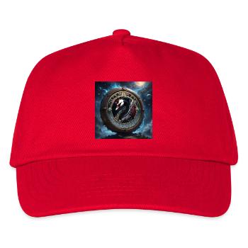 Cygne Étoilé dans un cadre ornemental - Casquette de baseball Enfant - rouge - Devant
