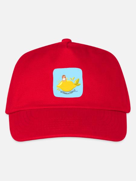 VitaminTastic Zitronen-Sommer - Kinder Basecap - Rot
