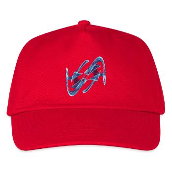 Gefrorenes Chaos – Strange Attractor - Kinder Basecap - Rot - Vorne