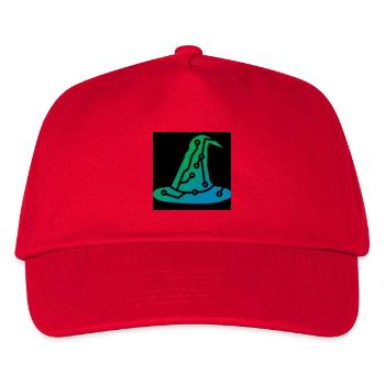hacker au chapeau de sorcière - Casquette de baseball Enfant - rouge - Devant