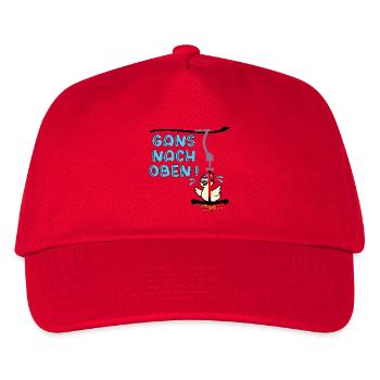 Skilift - Gans Oben - Kinder Basecap - Rot - Vorne