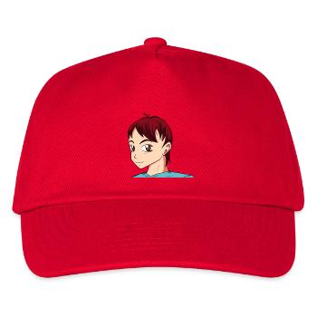Une fille rousse mignonne dans le style manga - Casquette de baseball Enfant - rouge - Devant