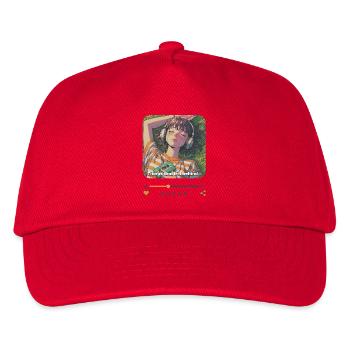 Anime Girl Musique triste Choses laissées derrière elle - Casquette de baseball Enfant - rouge - Devant