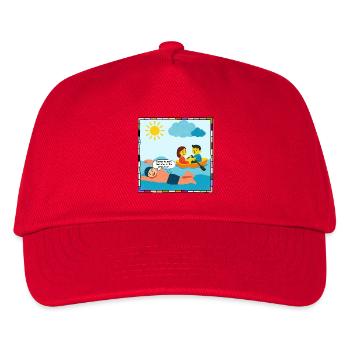 Lieber schwimmen als im falschen Boot - Kinder Basecap - Rot - Vorne