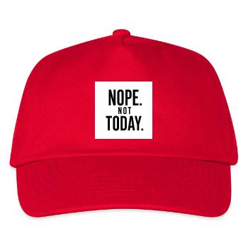 Non, pas aujourd’hui, citation drôle - Casquette de baseball Enfant - rouge - Devant