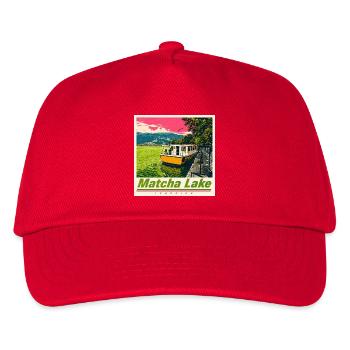 Ioannina Matcha-See - Kinder Basecap - Rot - Vorne