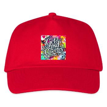Faites de bonnes courses Graffiti - Casquette de baseball Enfant - rouge - Devant