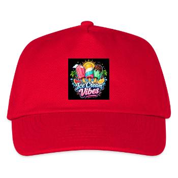 Glace tropicale colorée - Casquette de baseball Enfant - rouge - Devant