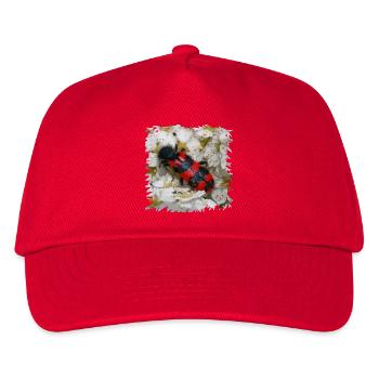 Bienenwolf hat Bienenlarven zum fressen gern - Kinder Basecap - Rot - Vorne