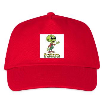 Alien - Ne courez pas ,je suis votre ami - Casquette de baseball Enfant - rouge - Devant