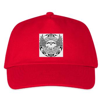 LaVida Loca Wing Kreis Tattoo - Kinder Basecap - Rot - Vorne