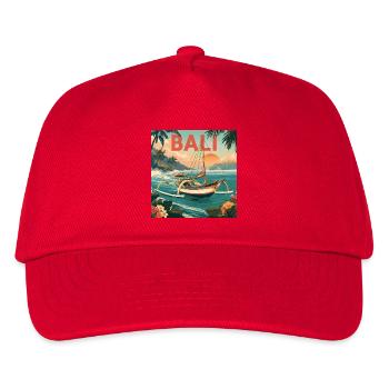 Bali Segeltraum am Inselparadies - Kinder Basecap - Rot - Vorne