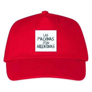 Las Malvinas son Argentinas - Kinder Basecap - Rot - Vorne