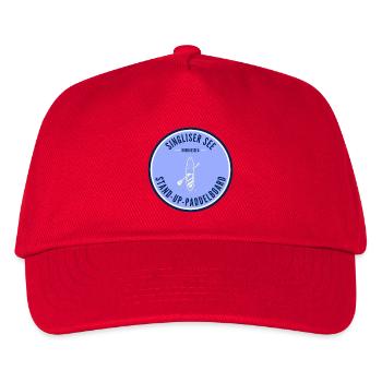 Singliser See Stand-Up-Paddleboard - Kinder Basecap - Rot - Vorne