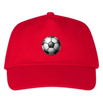 Soccer - Kids’ Baseball Cap - red - Front