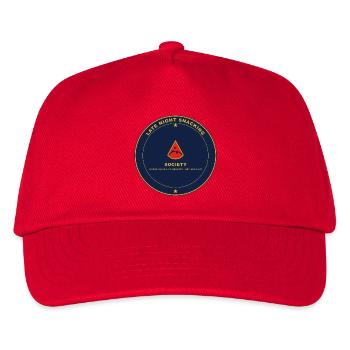 Night Snack Society Emblem - Kids’ Baseball Cap - red - Front