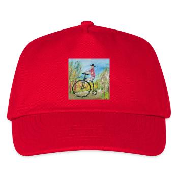 Penny-farthing - Kids’ Baseball Cap - red - Front