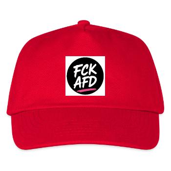 AntiAfd Round Statement - Kids’ Baseball Cap - red - Front