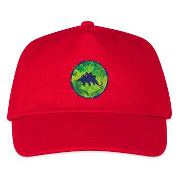 Stegosaurus Adventure Finally School – Schoolchild - Kids’ Baseball Cap - red - Front