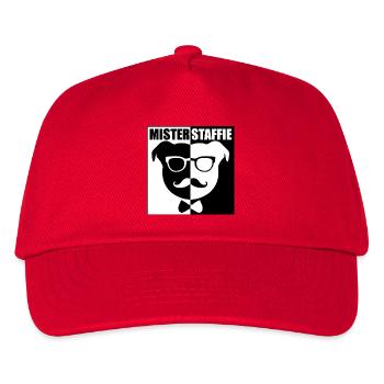 Mister Staffie - 011 - Kids’ Baseball Cap - red - Front