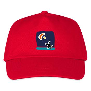 Mediterranean solidarity – Tribute to migrants - Kids’ Baseball Cap - red - Front