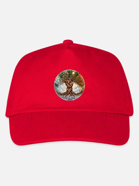 Circle Of Life - Kinder Basecap - Rot