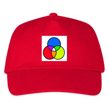 Venn diagram - Kids’ Baseball Cap - red - Front
