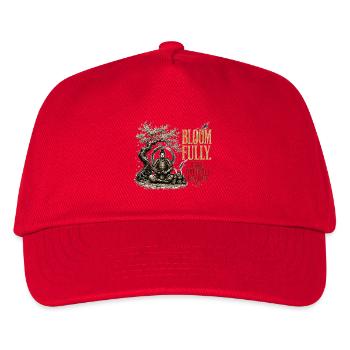 Bloom Fully Fall Without Regret Samurai Sakura - Kids’ Baseball Cap - red - Front