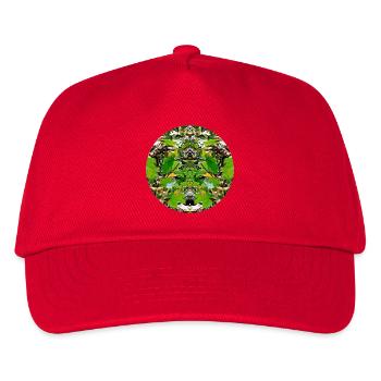 Nature Mandala Foliage - Kids’ Baseball Cap - red - Front