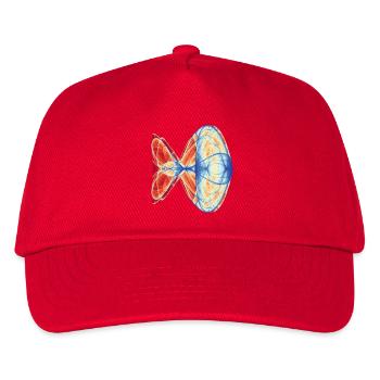 Feuer & Eis - Chaoskunst - Kids’ Baseball Cap - red - Front