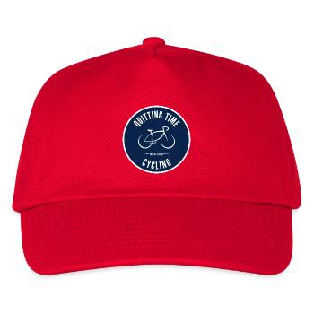 Quitting Time - need to go Cycling Emblem - Kids’ Baseball Cap - red - Front