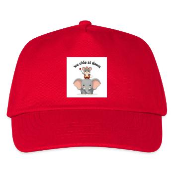 Wir reiten bei Tagesanbruch - Kinder Basecap - Rot - Vorne