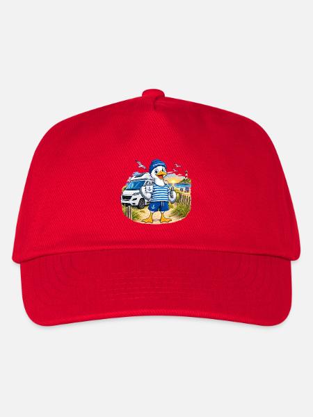 OstseeFreunde Camper - Kinder Basecap - Rot