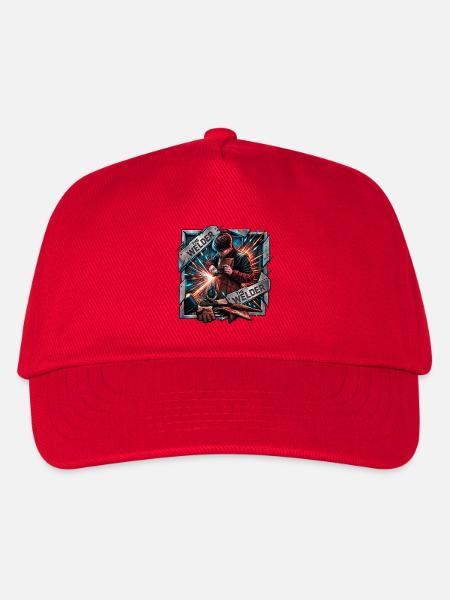 The Welder Funkenkraft - Kinder Basecap - Rot