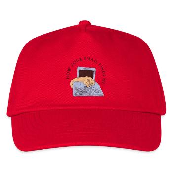 WIE DEINE E-MAIL MICH GEFUNDEN HAT - Kinder Basecap - Rot - Vorne