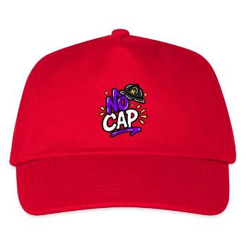 GEN Z ZITATE TYPOGRAFIE-DESIGN – OHNE KAPPE - Kinder Basecap - Rot - Vorne