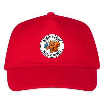 Booster kickt Verstand pausiert Workout Gym - Kinder Basecap - Rot - Vorne