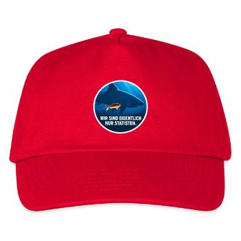 Hat Deutschland überhaupt noch was zu sagen? - Kinder Basecap - Rot - Vorne