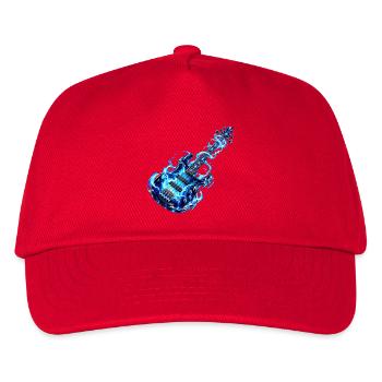 Frostfeuer-Basspuls - Kinder Basecap - Rot - Vorne