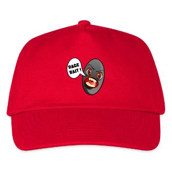 Olive Emotionen, Soziale Medien - Kinder Basecap - Rot - Vorne
