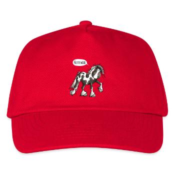 Hottehüüü Irish Tinker - Kinder Basecap - Rot - Vorne