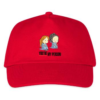 You're My Person - Kinder Basecap - Rot - Vorne