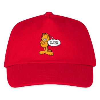 Garfield Ich Hasse Montage - Casquette de baseball Enfant - rouge - Devant