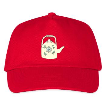 teekanne - Kinder Basecap - Rot - Vorne