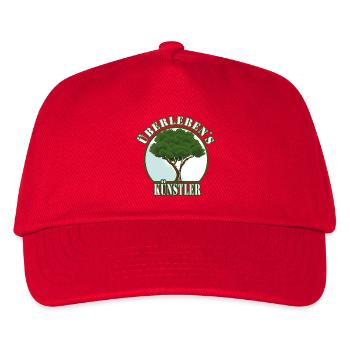 Überlebenskünstler Baum Wald Natur - Schutz Welt - Kinder Basecap - Rot - Vorne