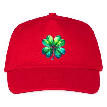 Four-leaf clover - Kids’ Baseball Cap - red - Front